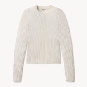 Featherweight Silk Cashmere L/S Crew