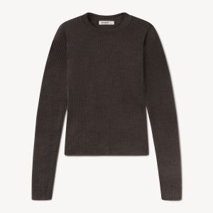 Featherweight Silk Cashmere L/S Crew