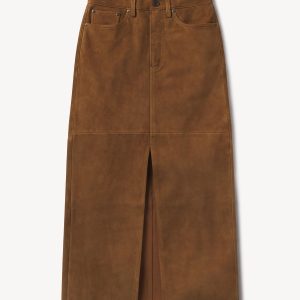 Santa Fe Suede Midi Skirt